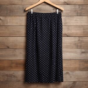 Sag Harbor Woman 1x Polkadot Polyester Maxi Skirt